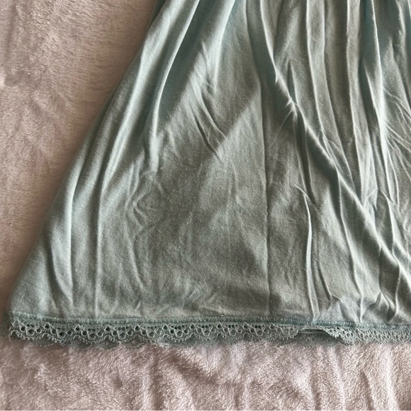 Baby Blue Lace Bow Slip Dress - Picture 5 of 5